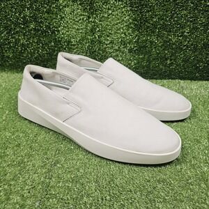 Wolf and Shepherd Cruise Slip On Shoes White Nubuck Leather Mens Size US 14